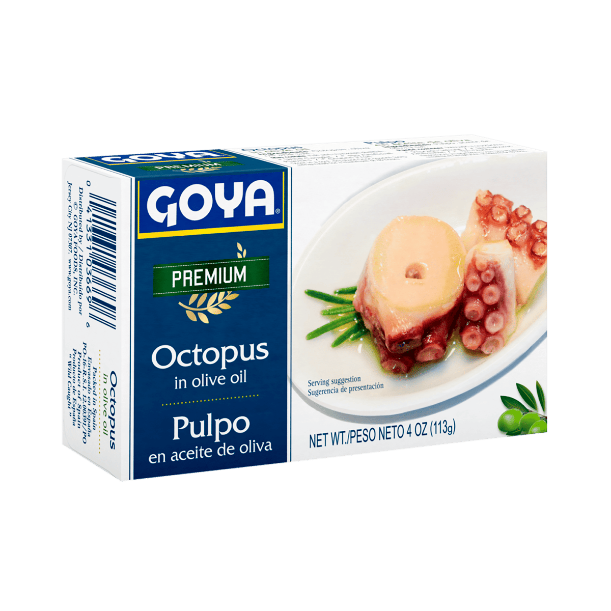 Pulpo Goya En Aceite de Oliva 4 Oz