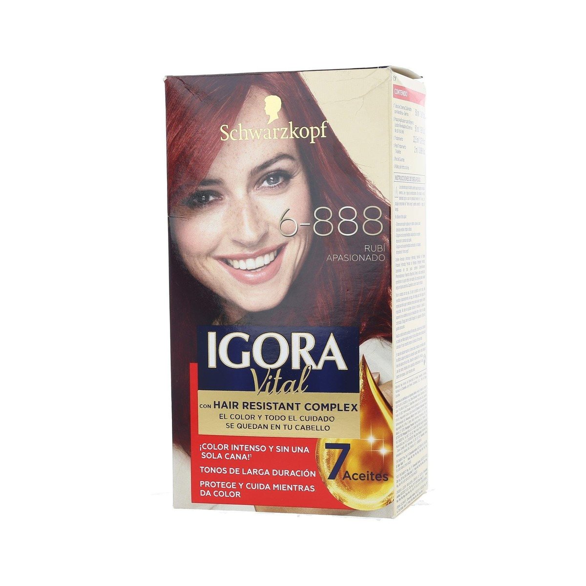 Tinte Igora Vital Rubi Apasionado 6888