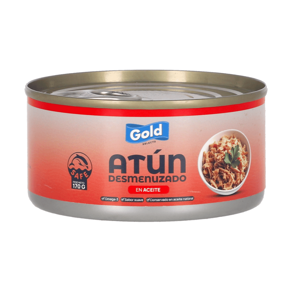 Gold Atún Desmenuzado En Aceite 170 g  