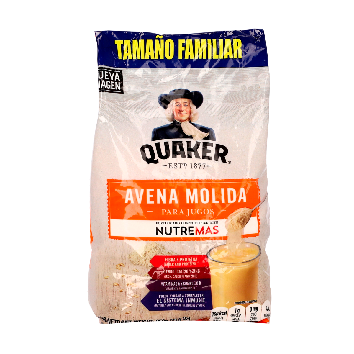 Avena Molida Quaker 33.5Oz
