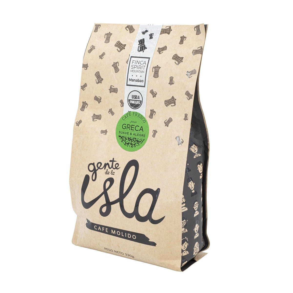 Café Molido Gente De La Isla Suave 330 g