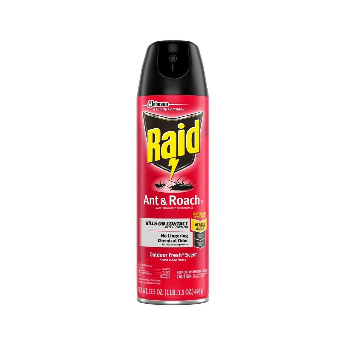 Repelente Raid Hormigas & Cucarachas 17.5 Oz