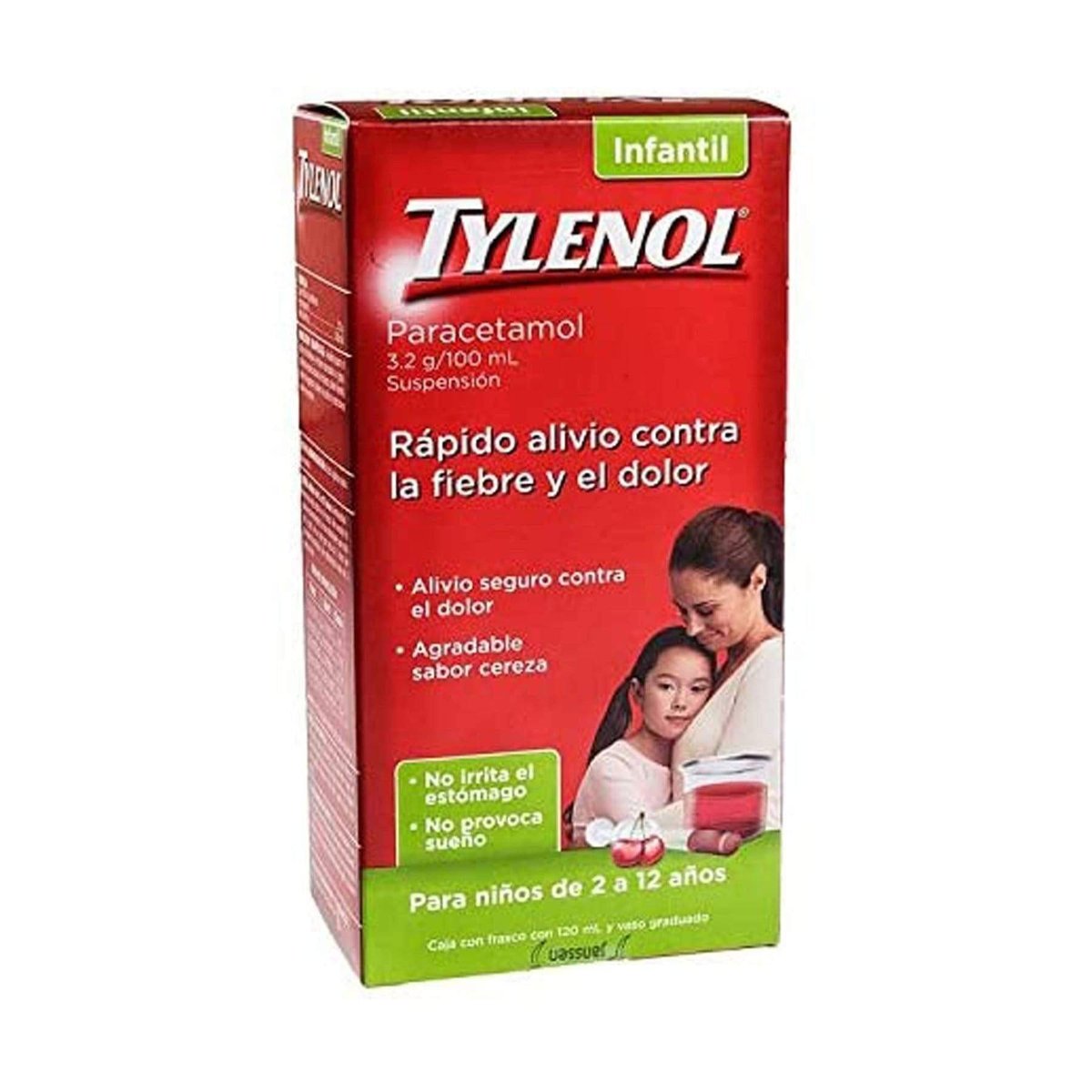 Suspención Infantil Tylenol Cereza 120mL