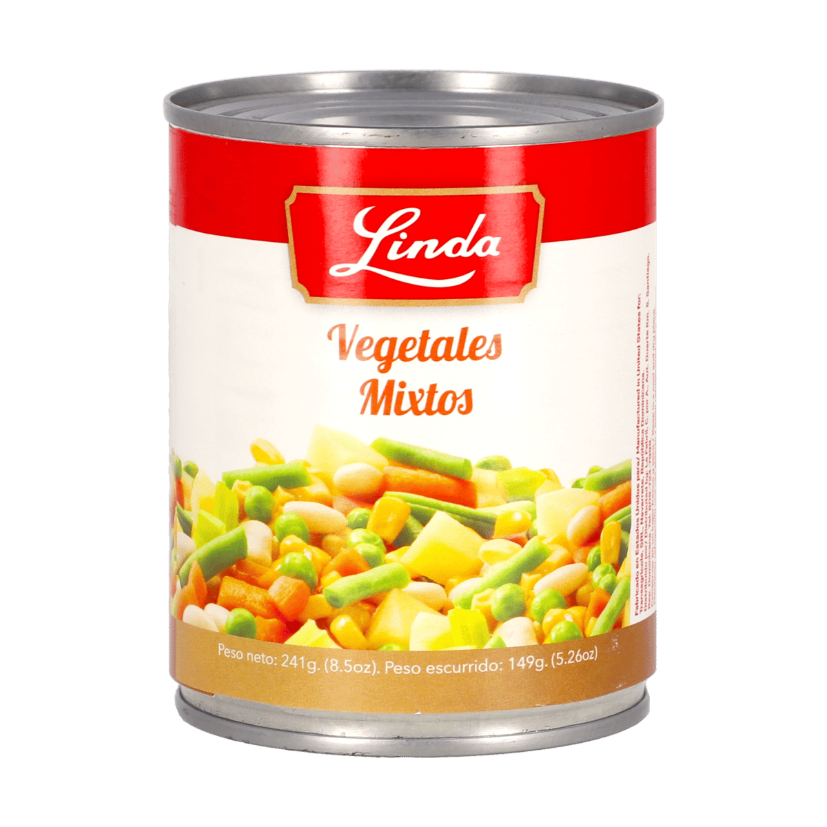 Vegetales Mixtos 8Oz