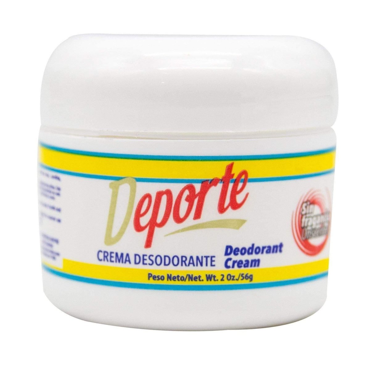 Crema Desodorante Deporte 2 Oz