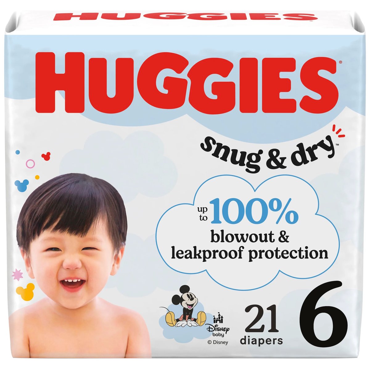 Pañales Huggies Snug & Dry Etapa 6 - 21 Unidades
