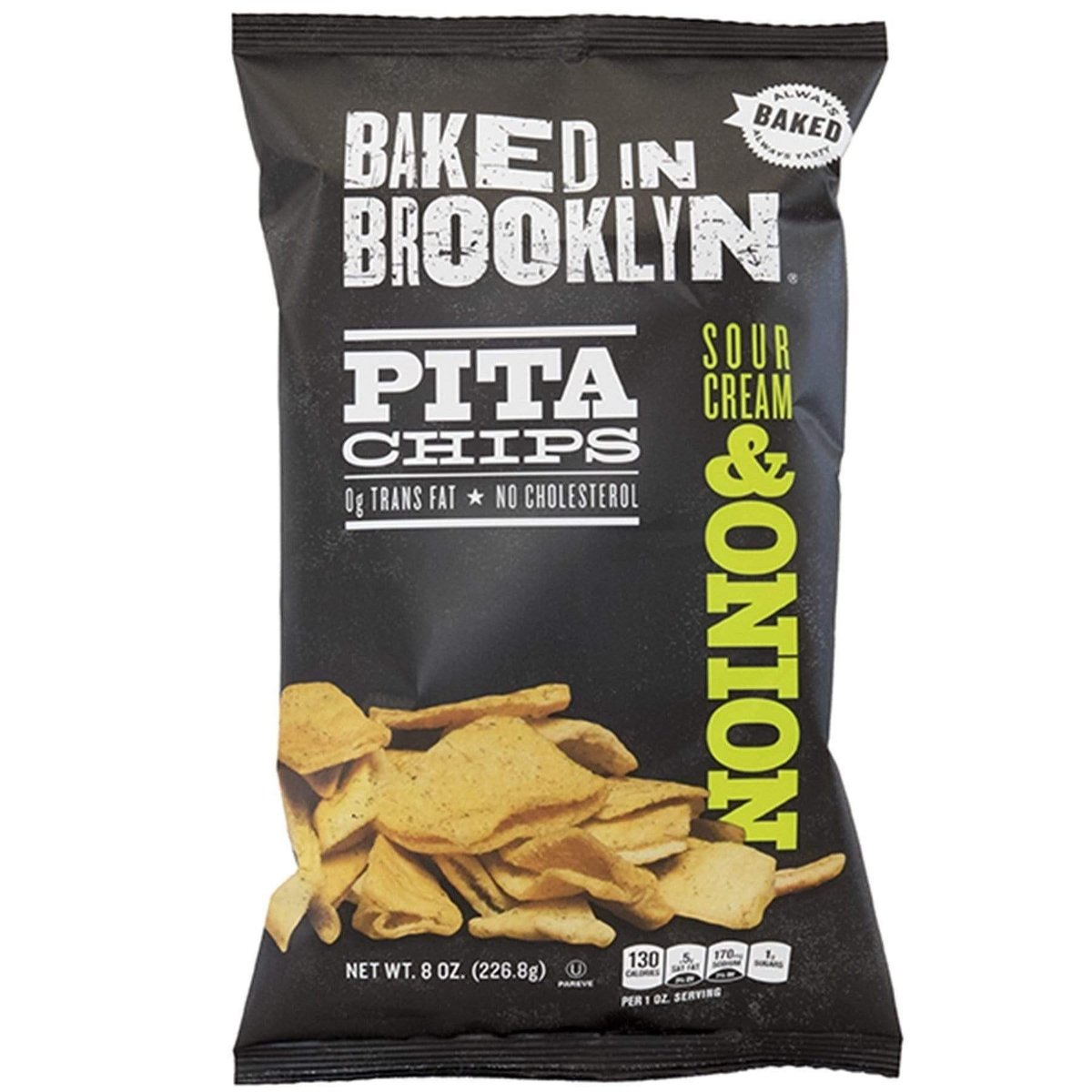 Pita Chips Crema Agria Baked In Brooklyn 226 g