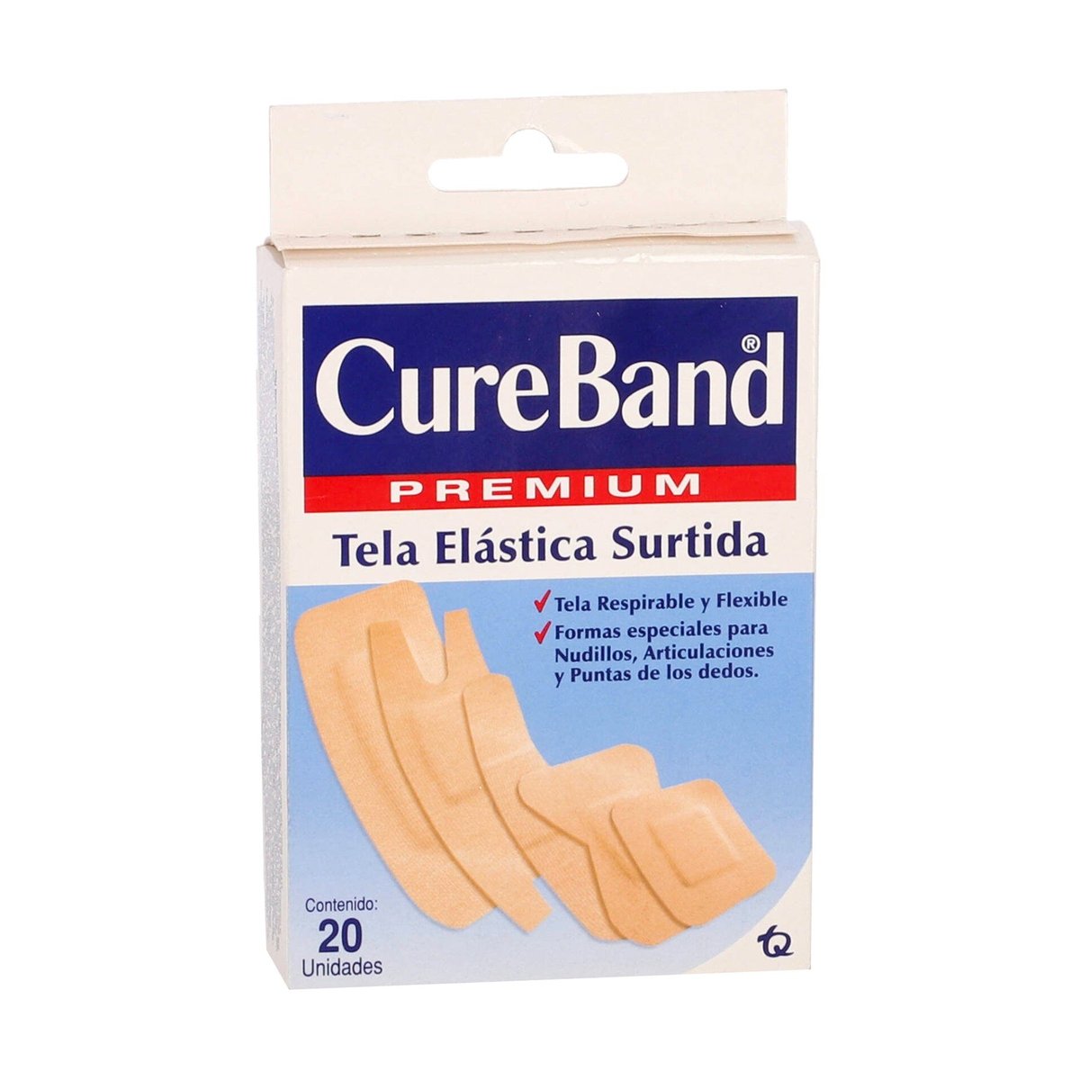 Tela Elastica Surtida CureBand 20 Unidad