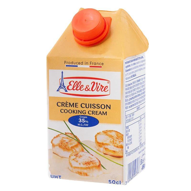 Crema de Leche Elle & Vire 35% de Grasa 500ml