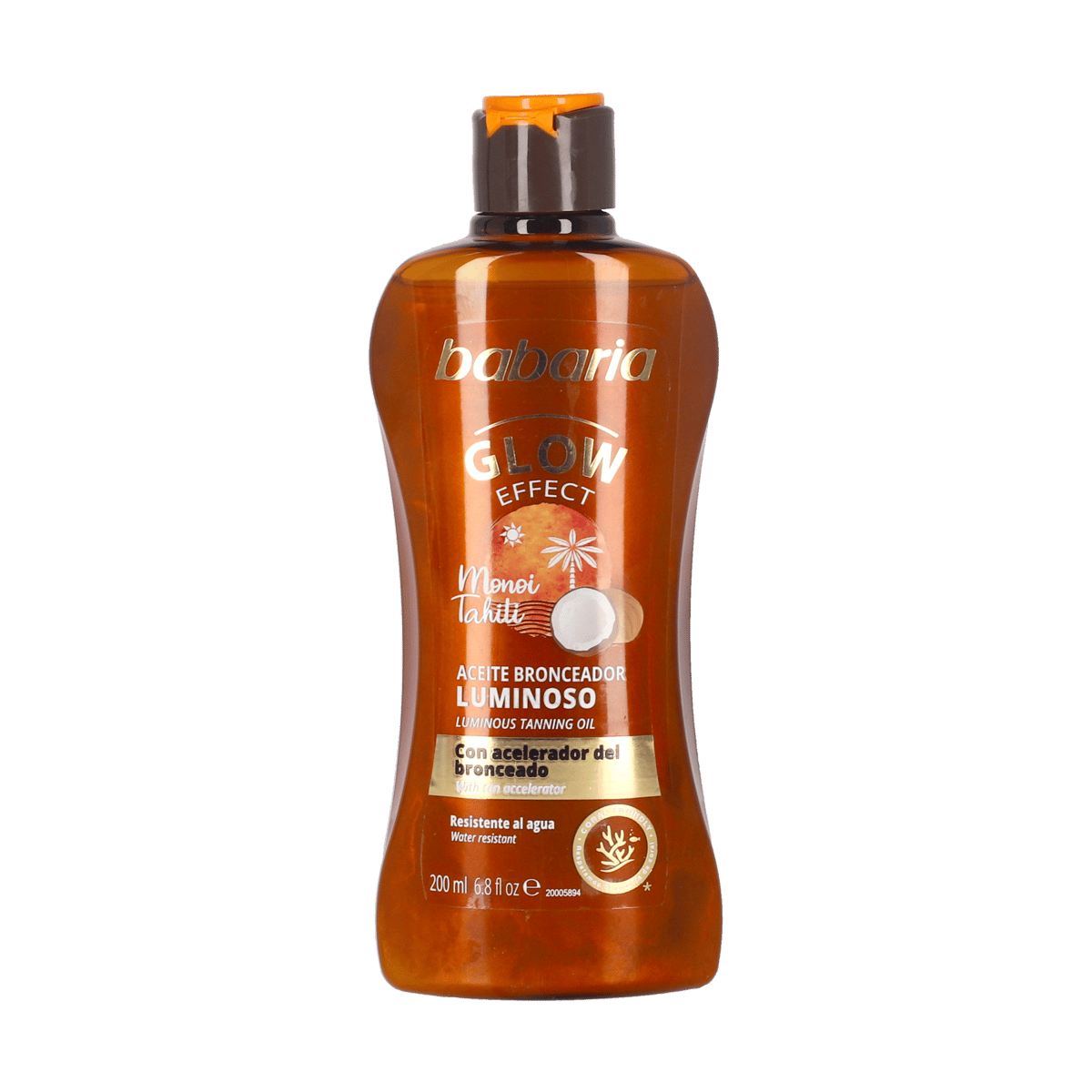 Aceite Bronceador Resistente Al Agua babaria 200 ml