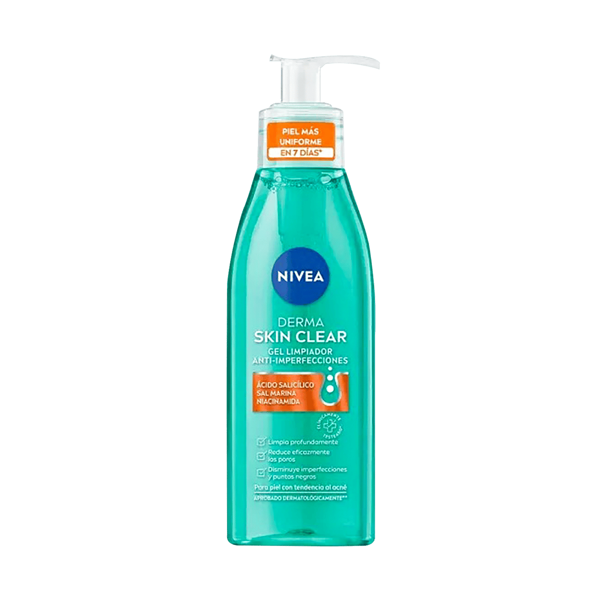 Gel Limpiador Facial Nivea Derma Skin Clear 150ml Anti-Imperfecciones