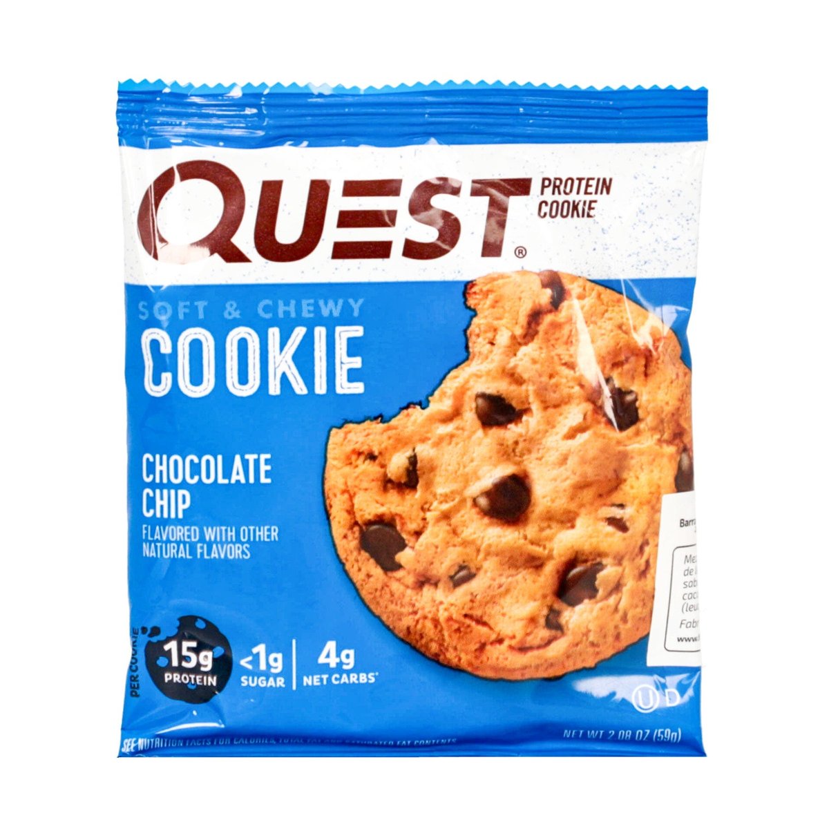 Galleta De Proteína Quest Chocolate Chip 59g