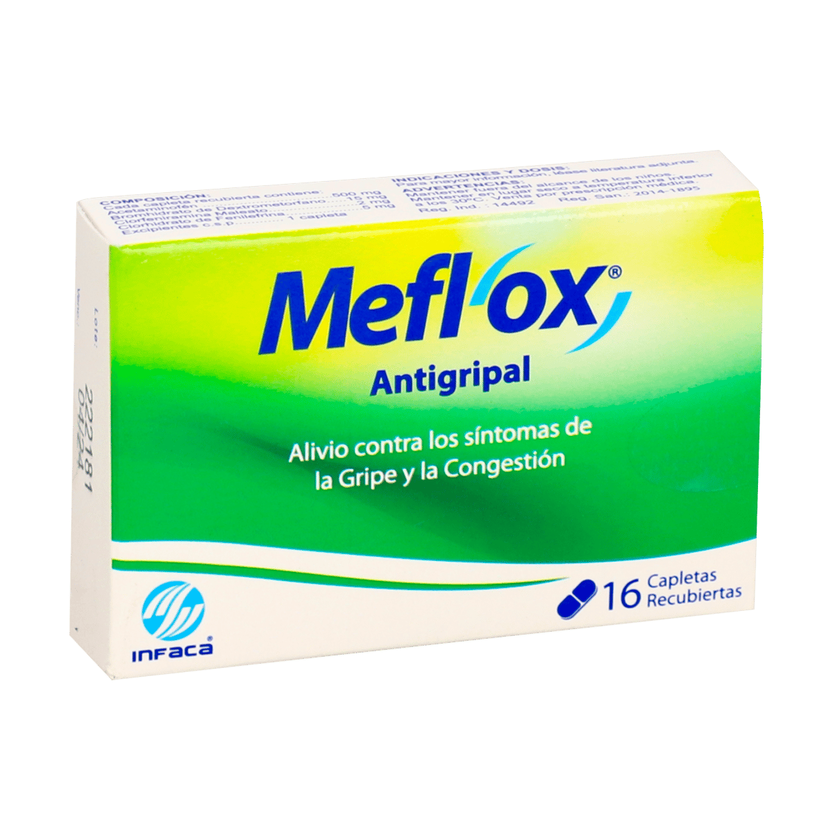 Antigripal Meflox 16 Tabletas 
