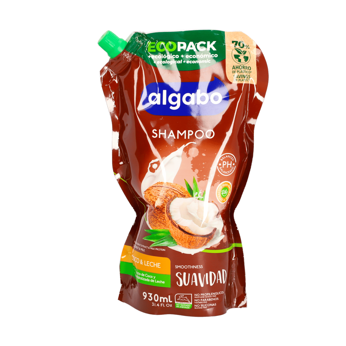 Shampoo Algabo Suavidad Coco Y Leche 930ml