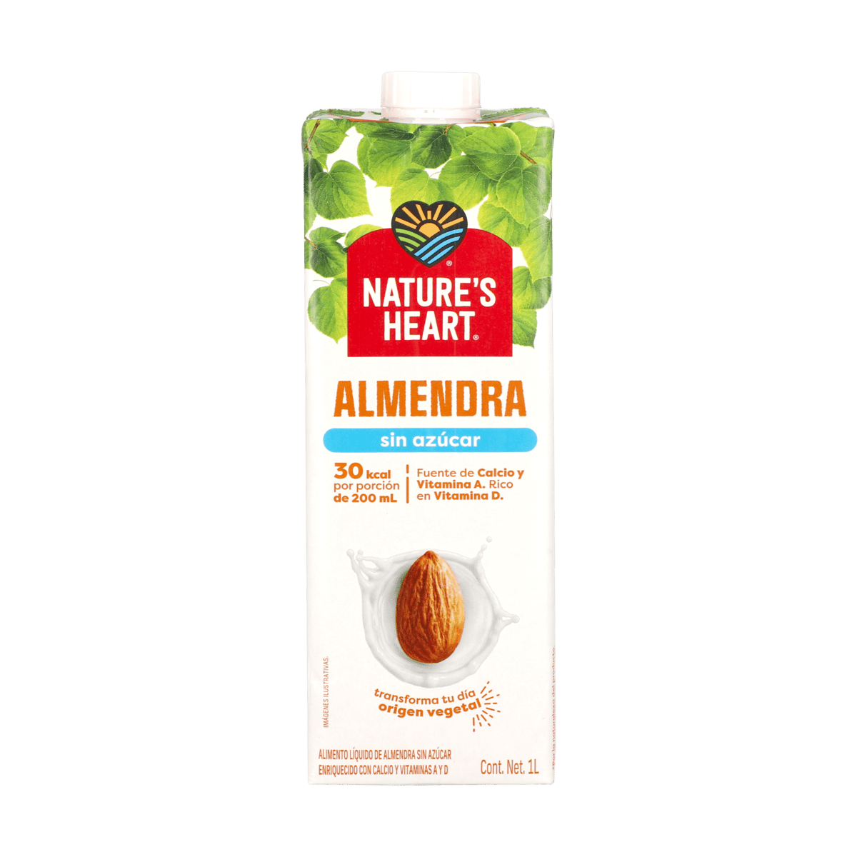 Leche de Almendra Sin Azúcar Nature’s Heart 1 L