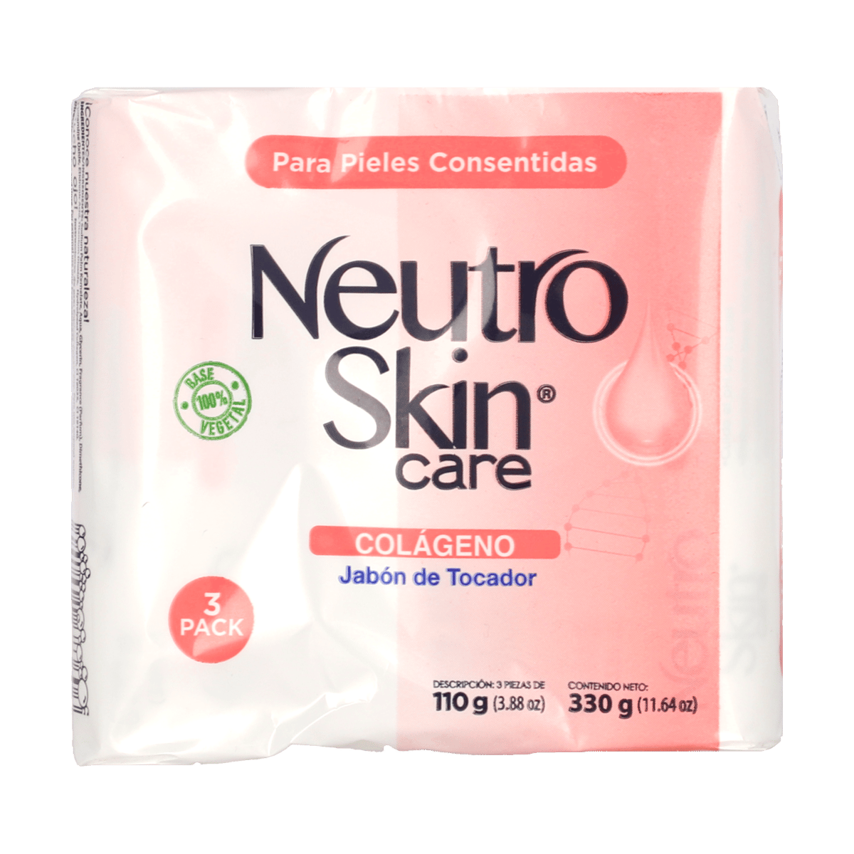 Jabón De Tocador Neutro Skin Care 3pack 330 g