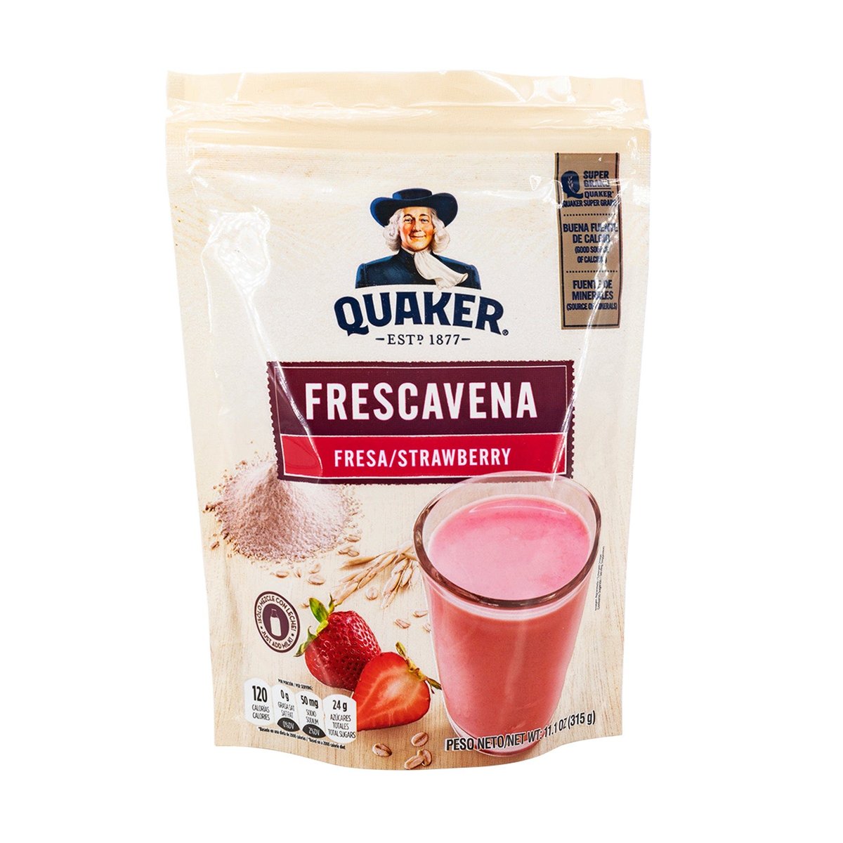 Bebida Frescavena Quaker Sabor a Fresa 350g