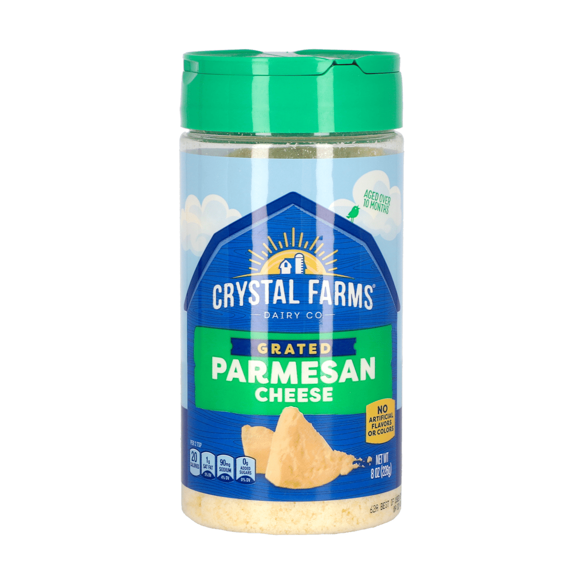 Queso Parmesano Rallado Crystal Farms 250 g