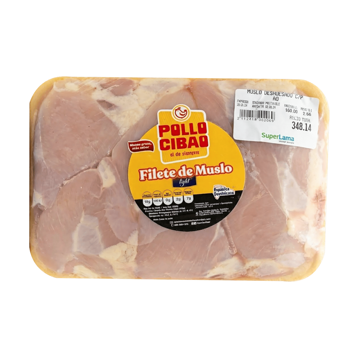 Muslo Deshuesado Pollo Cibao Por Libras 