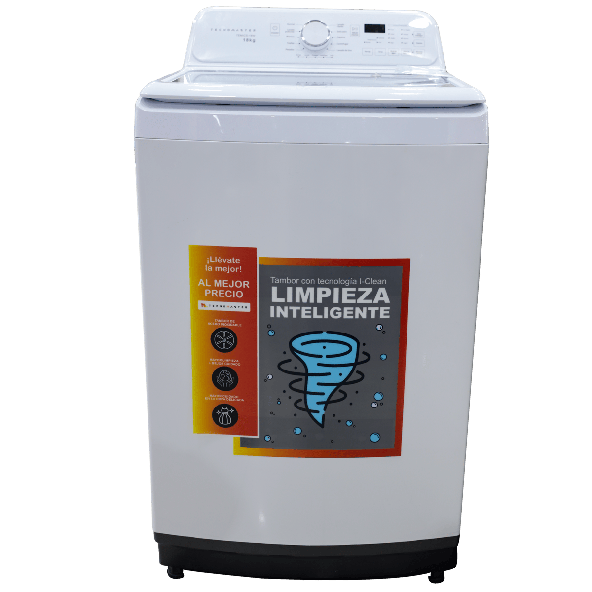 Lavadora Automática Tecnomaster de Carga Superior 18 kg TEMICS-18W