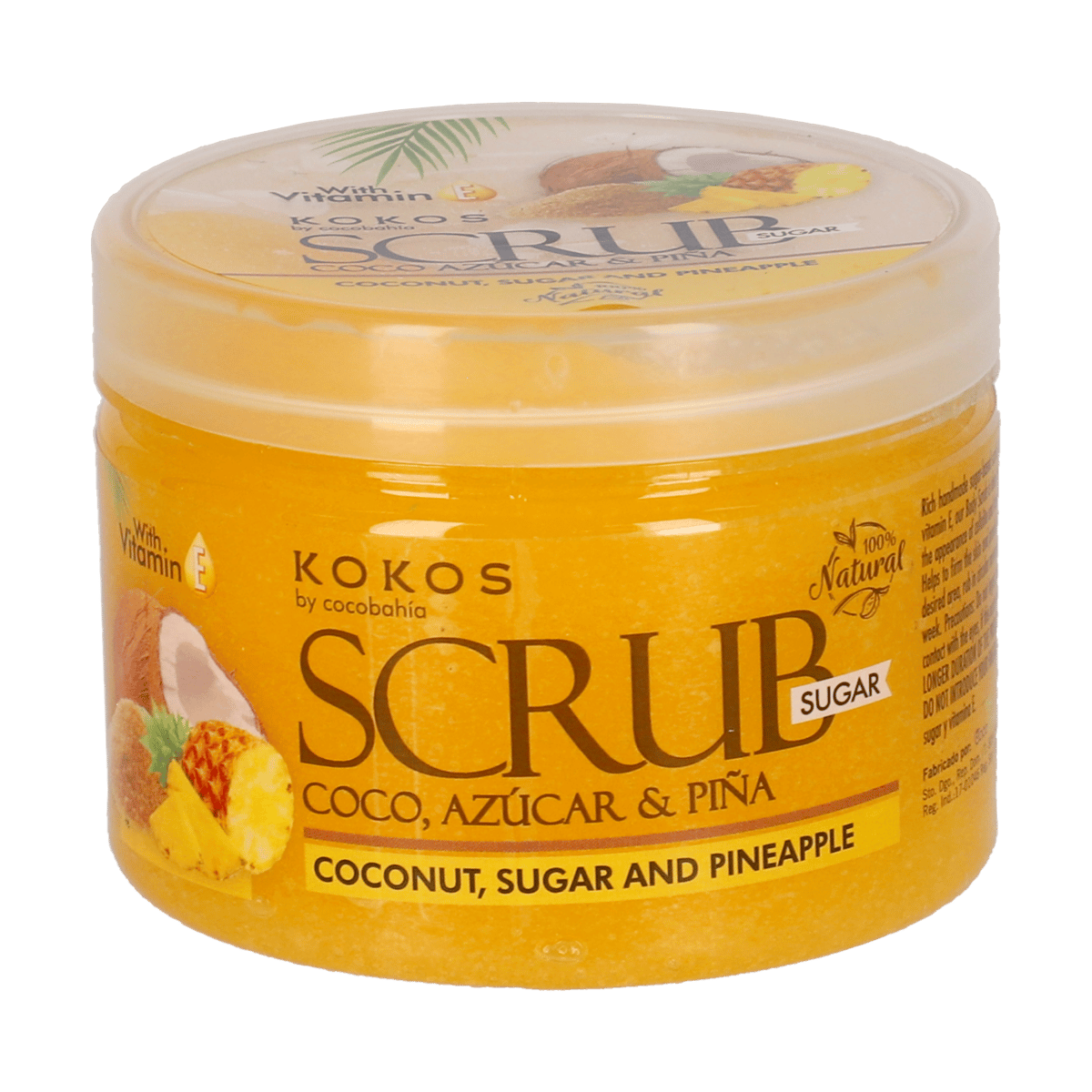 Body Scrub De Azúcar, Coco Y Piña Cocobahía 8 oz