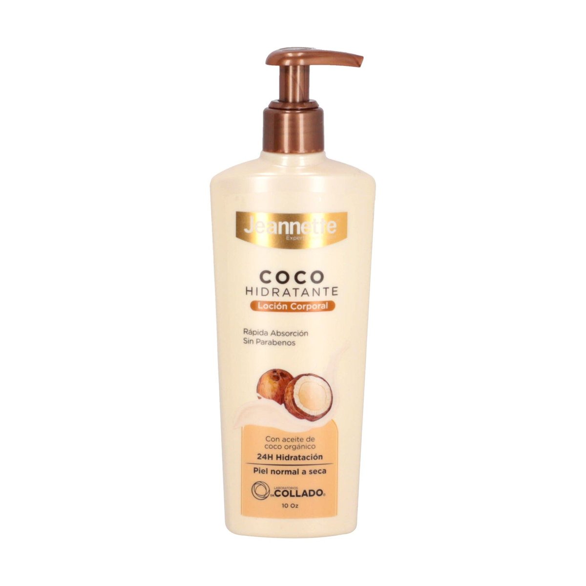 Locion Corporal Jeannette Hidratante De Coco 10 Oz