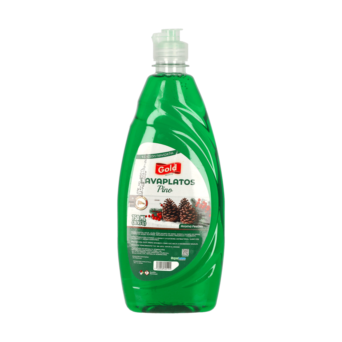 Gold Lavaplatos Pino 750 ml