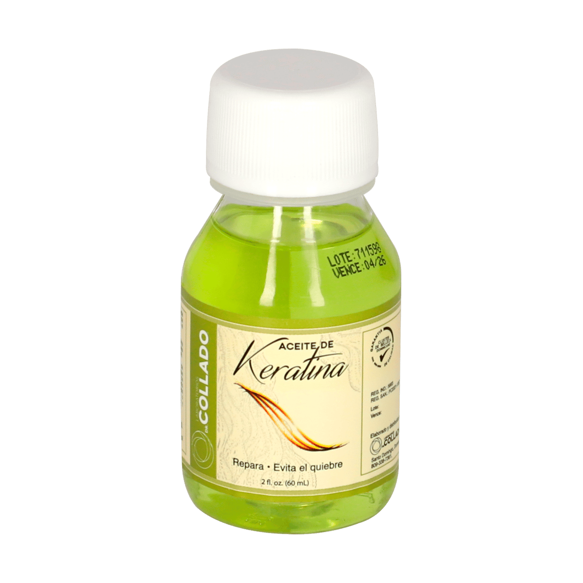 Aceite De Keratina Collado 2 Oz