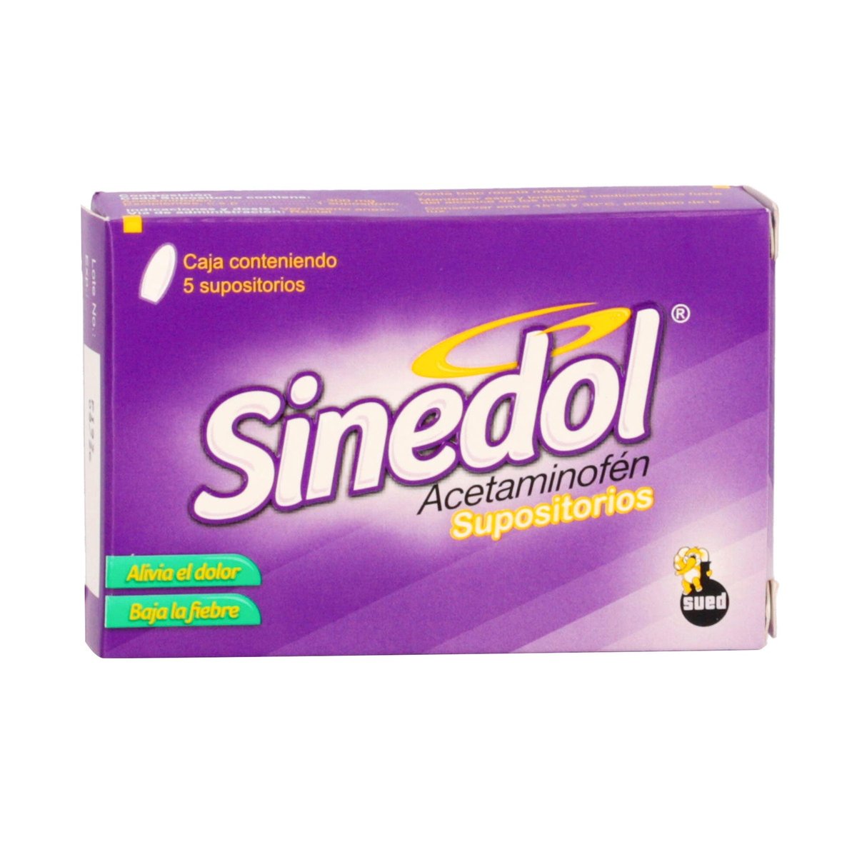 Acetaminofén Supositorios Sinedol