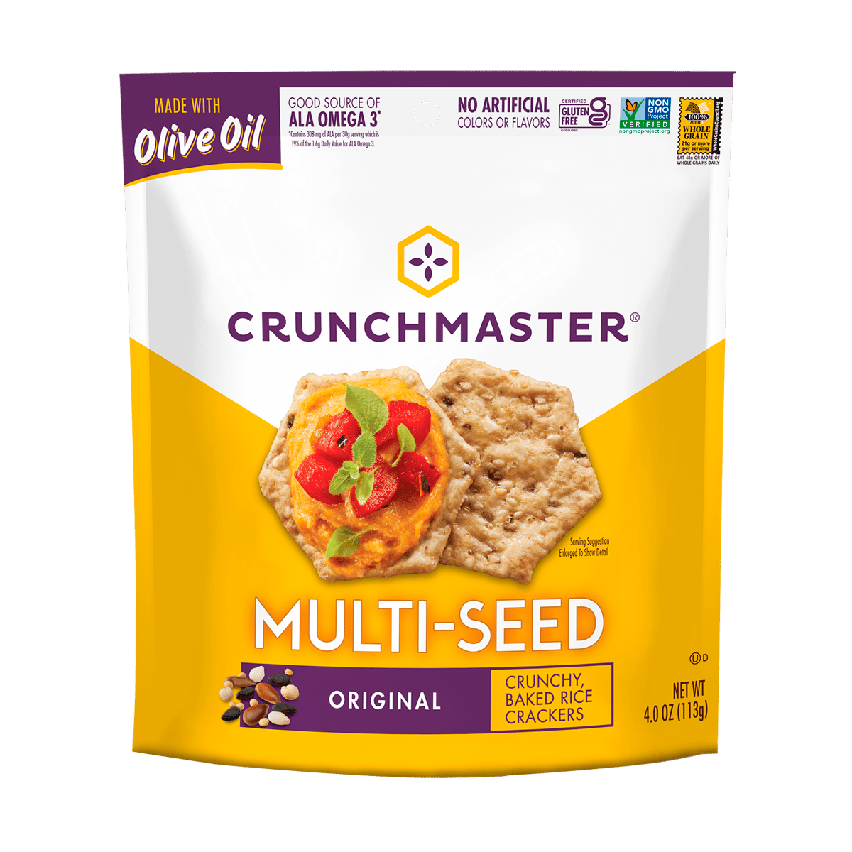 Galletas Multi-Seed Crunchmaster Original 4 oz