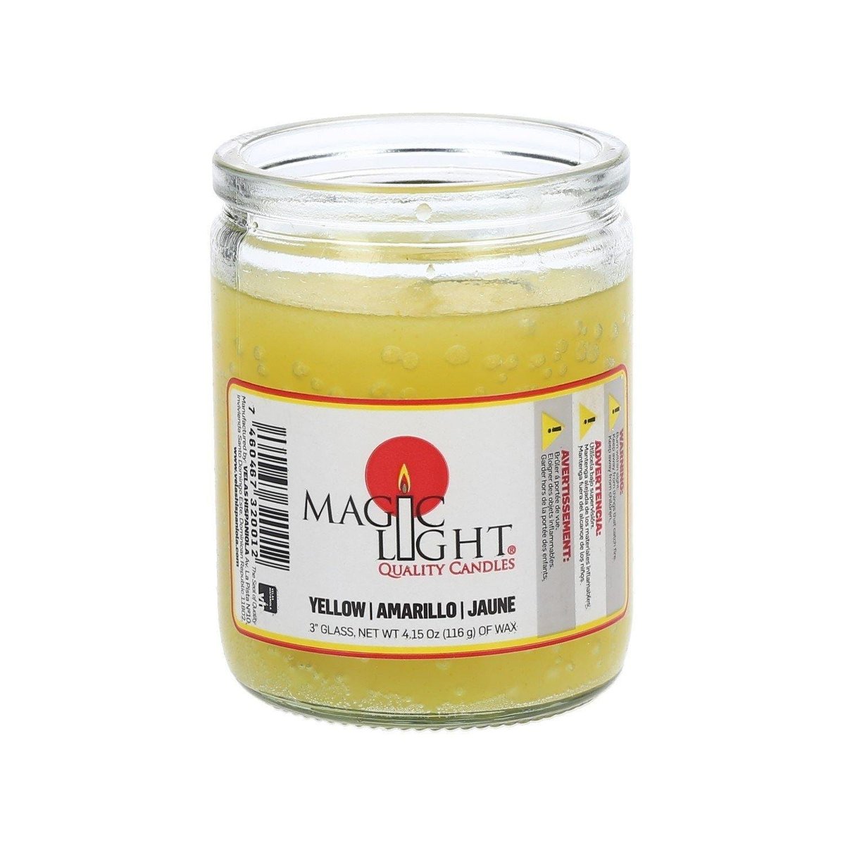 Veladora Refill Amarilla 3"