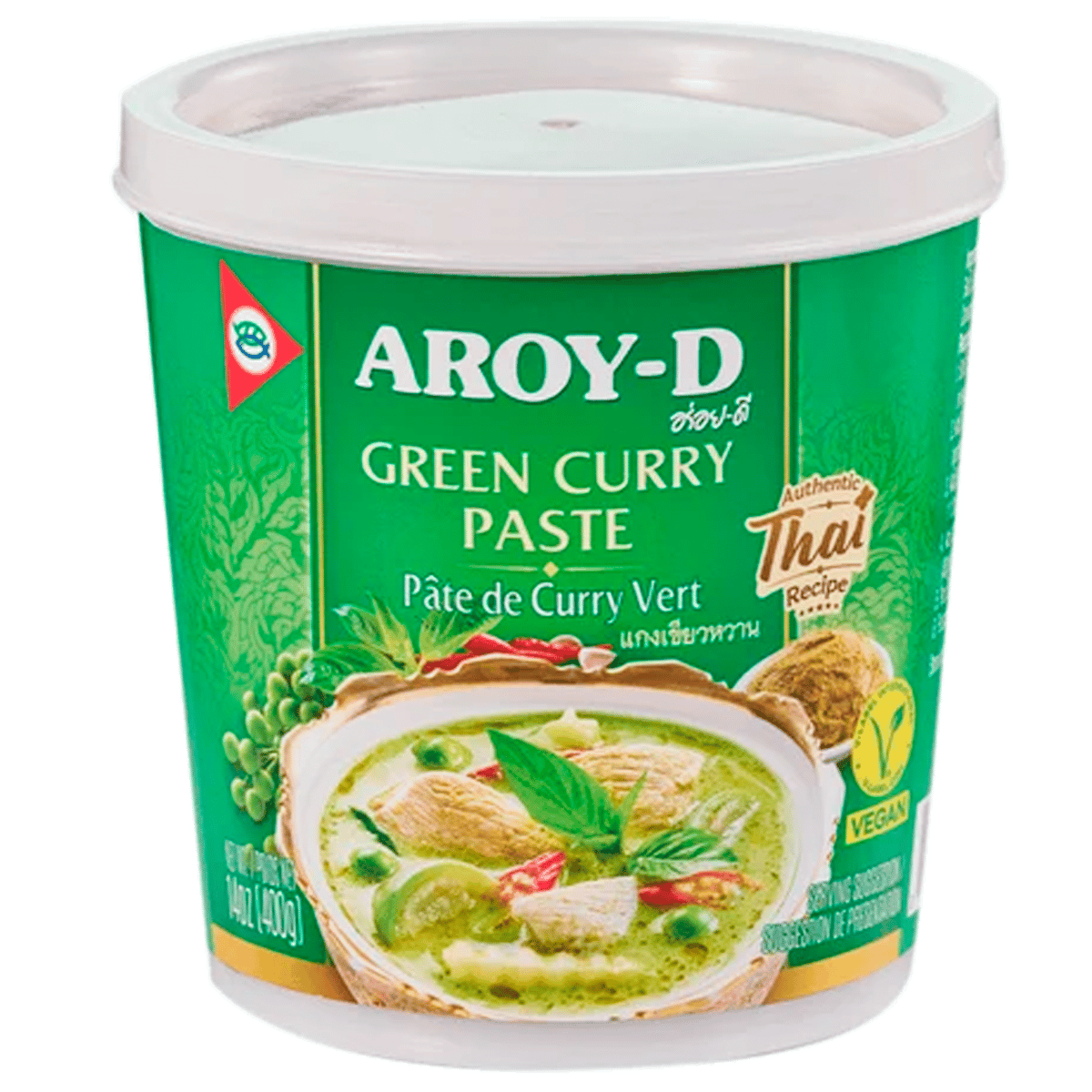 Pasta de Curry Verde Aroy-D 400 g