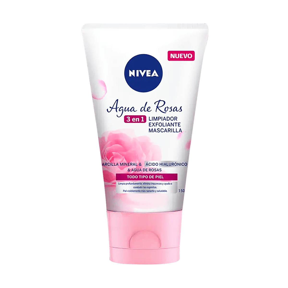 Limpiador Facial Nivea Agua de Rosas 3 en 1 150 ml