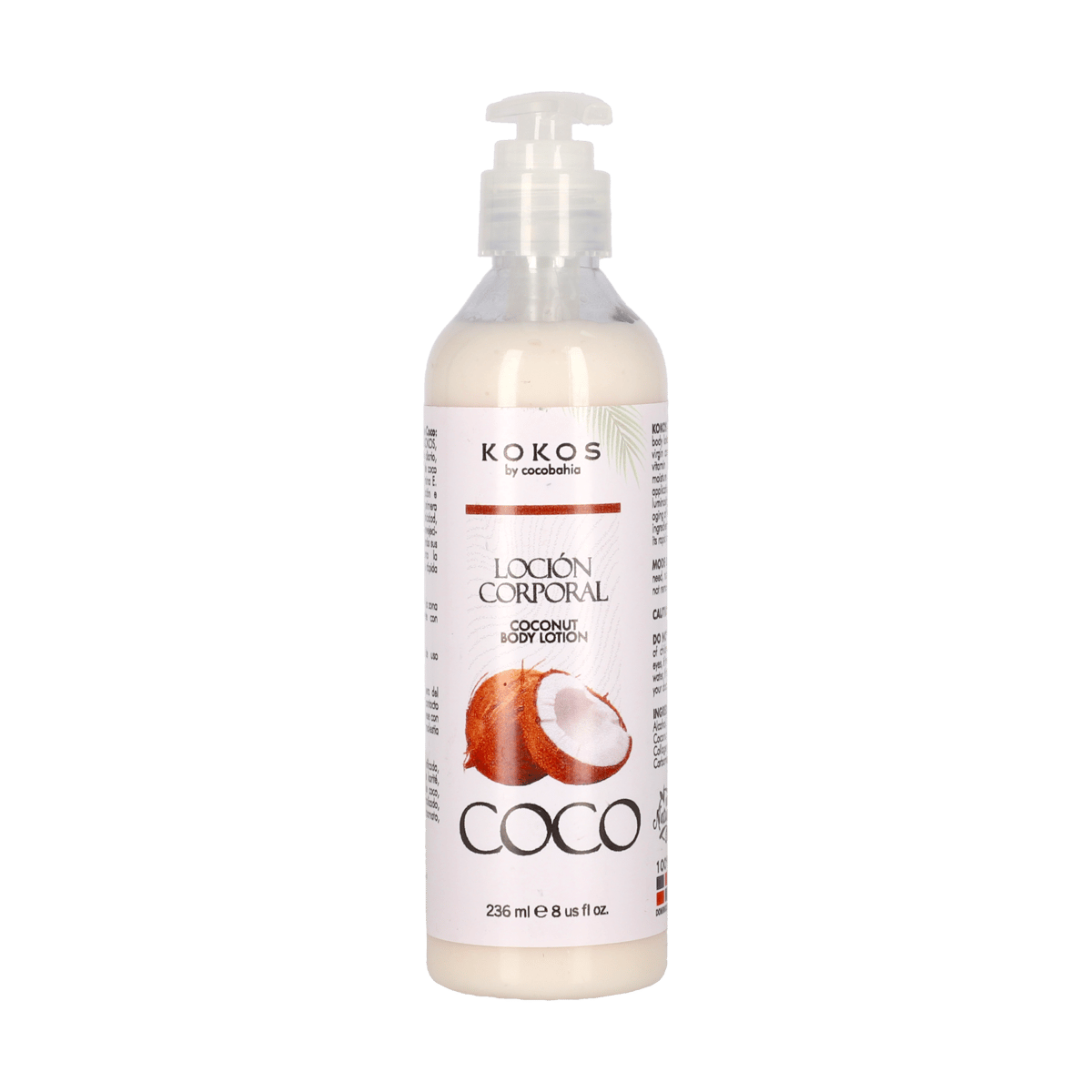 Loción Corporal De Coco 8 oz 