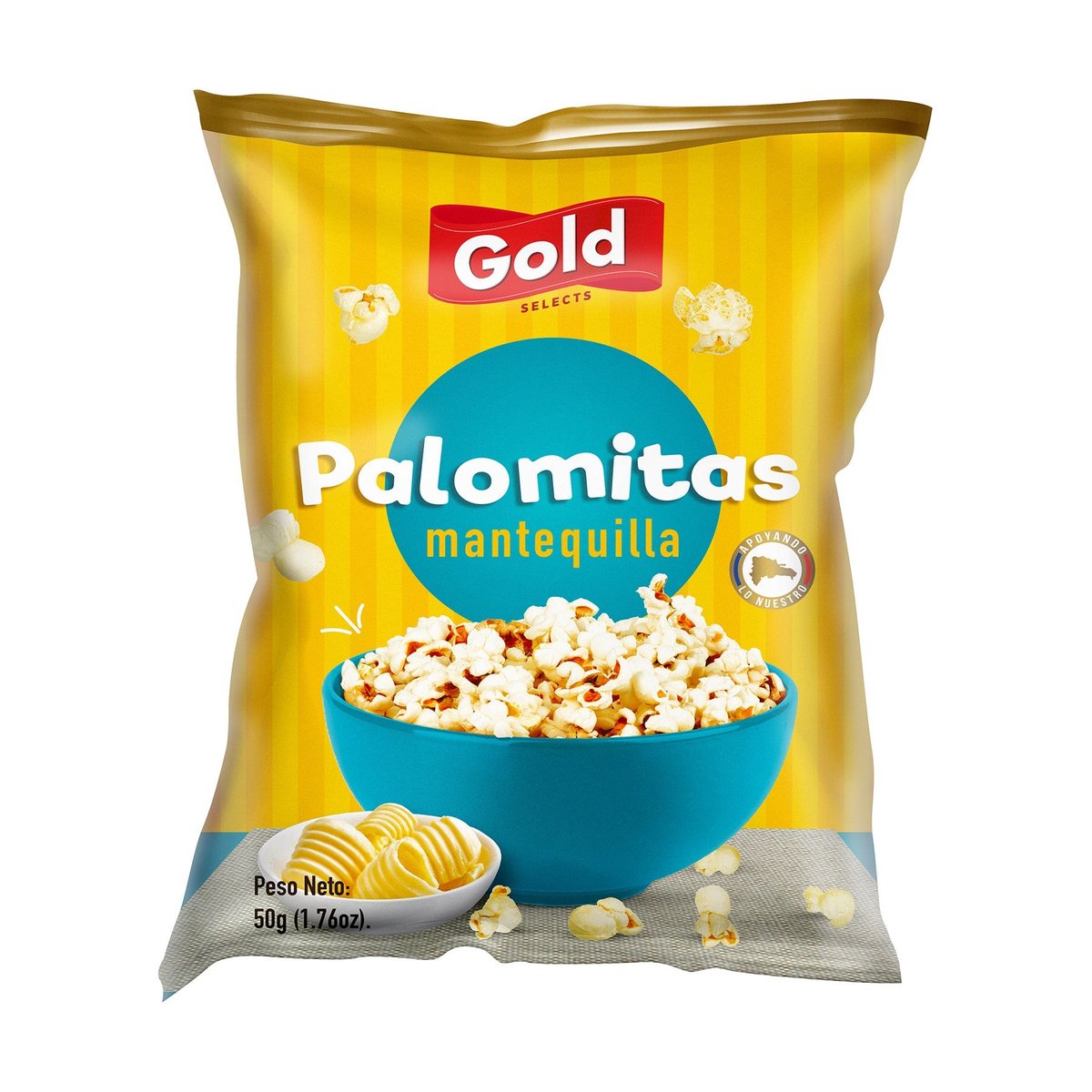 Gold Palomitas de Maíz Mantequilla 50 Gramos 