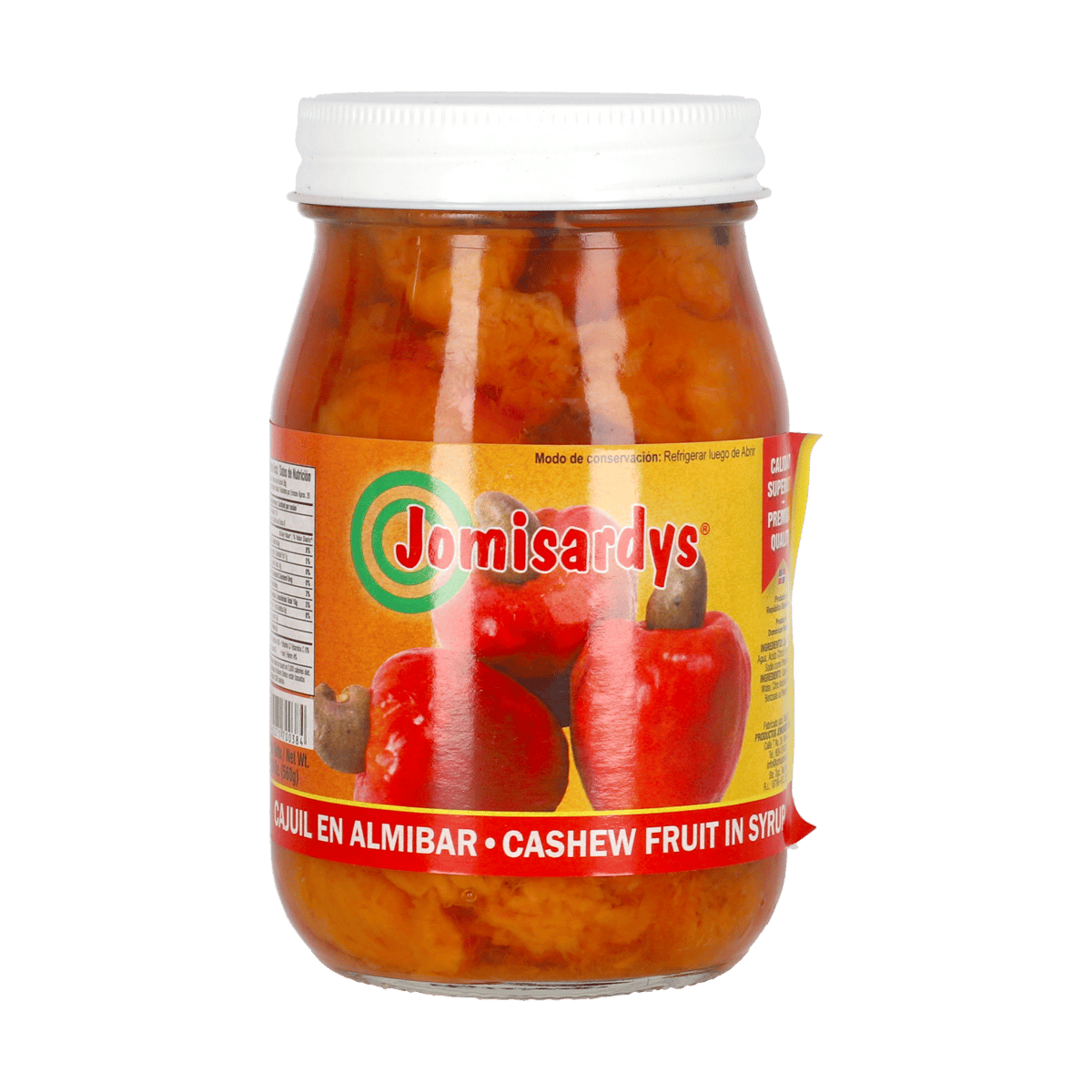 Dulce Criollo de Cajuil En Almíbar Jomisardys 566 g