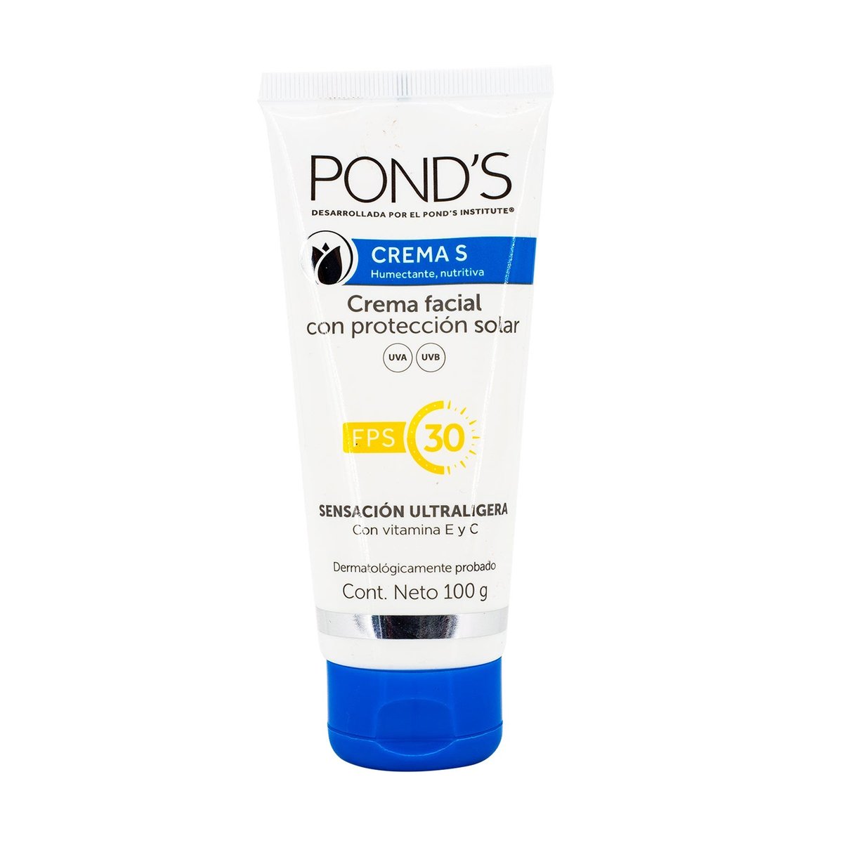 Crema Facial Pond´s Con Protección Solar Ultraligera 100 g