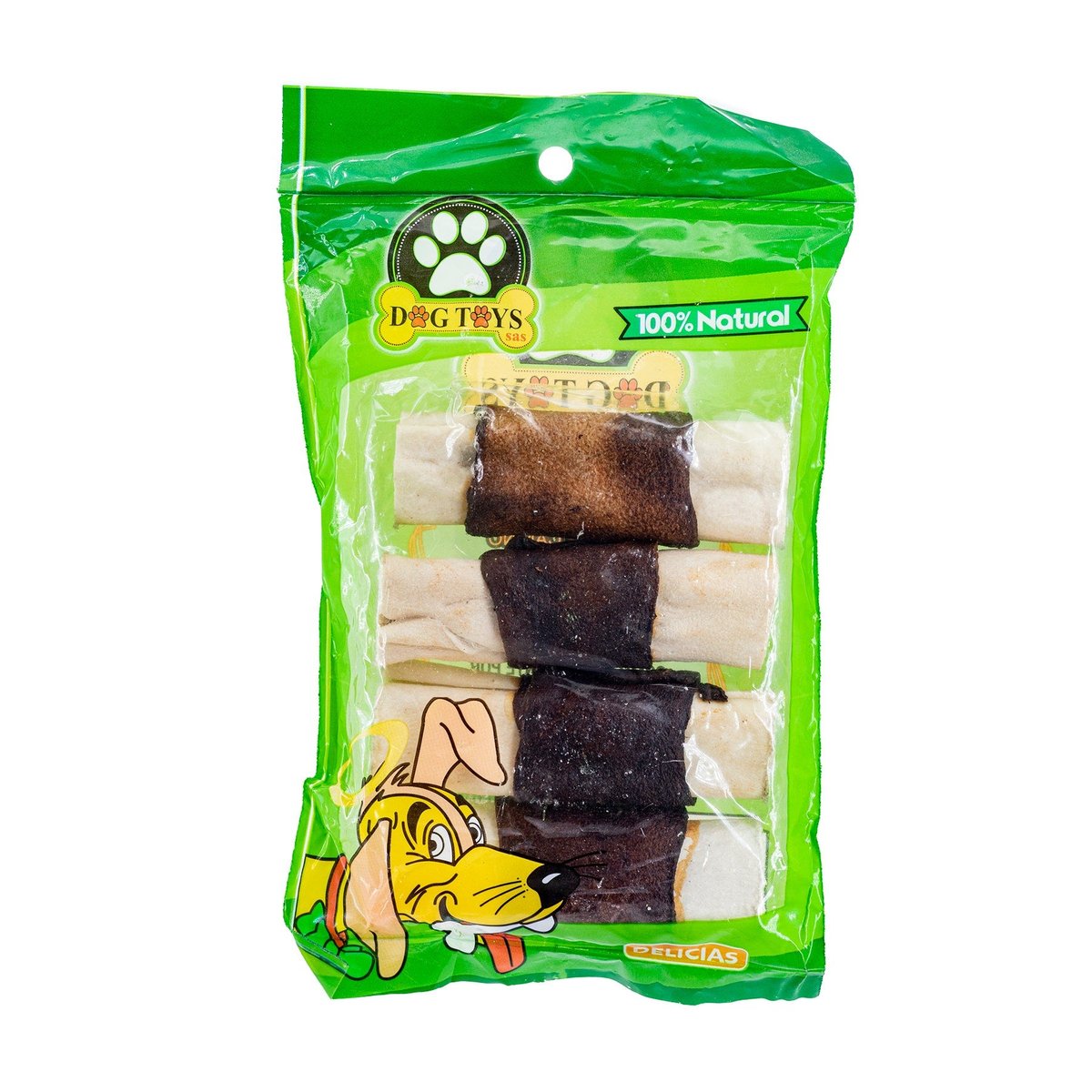 Costilla Juguete para Perros 4 Unidades