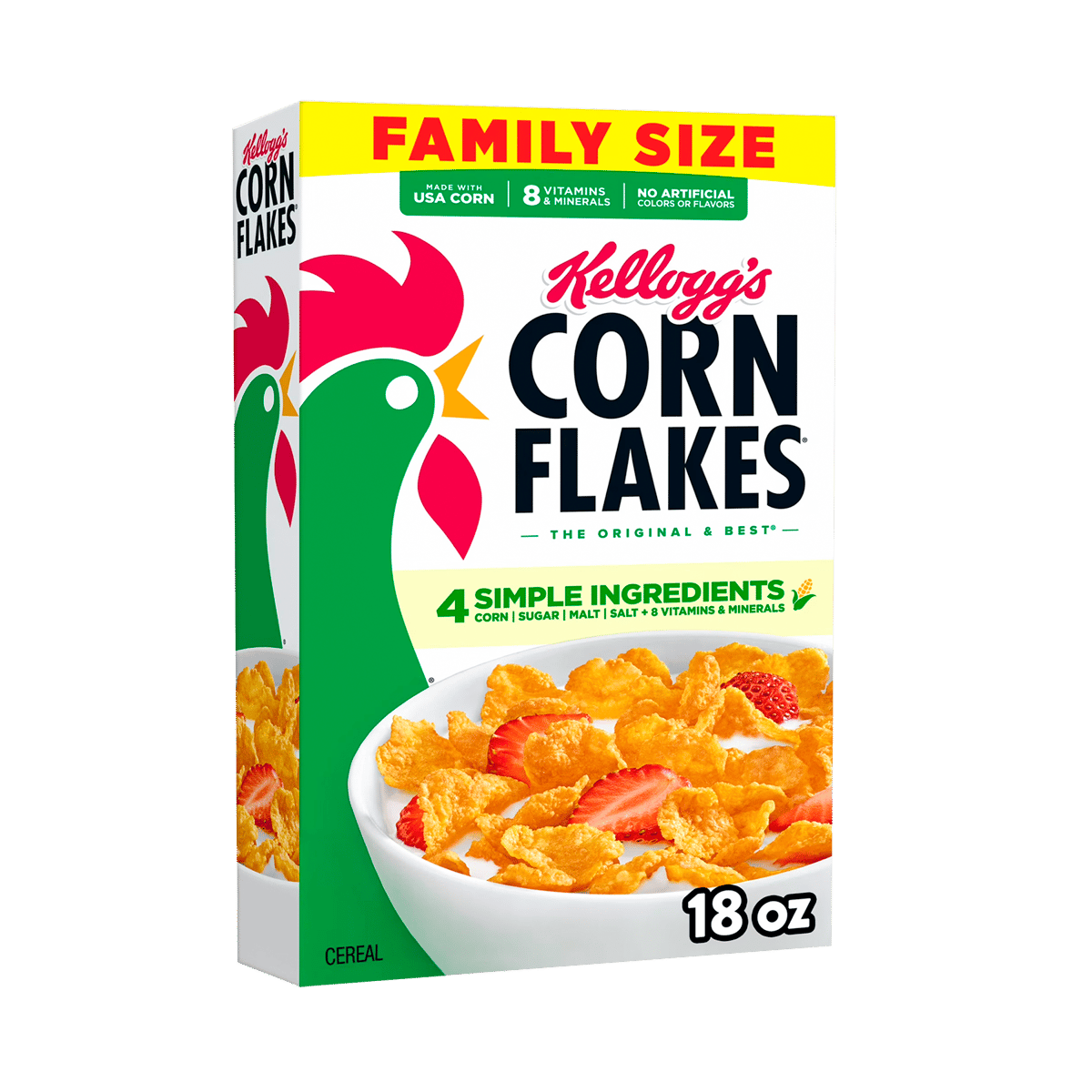 Cereal Corn Flakes Family Size 18 oz 