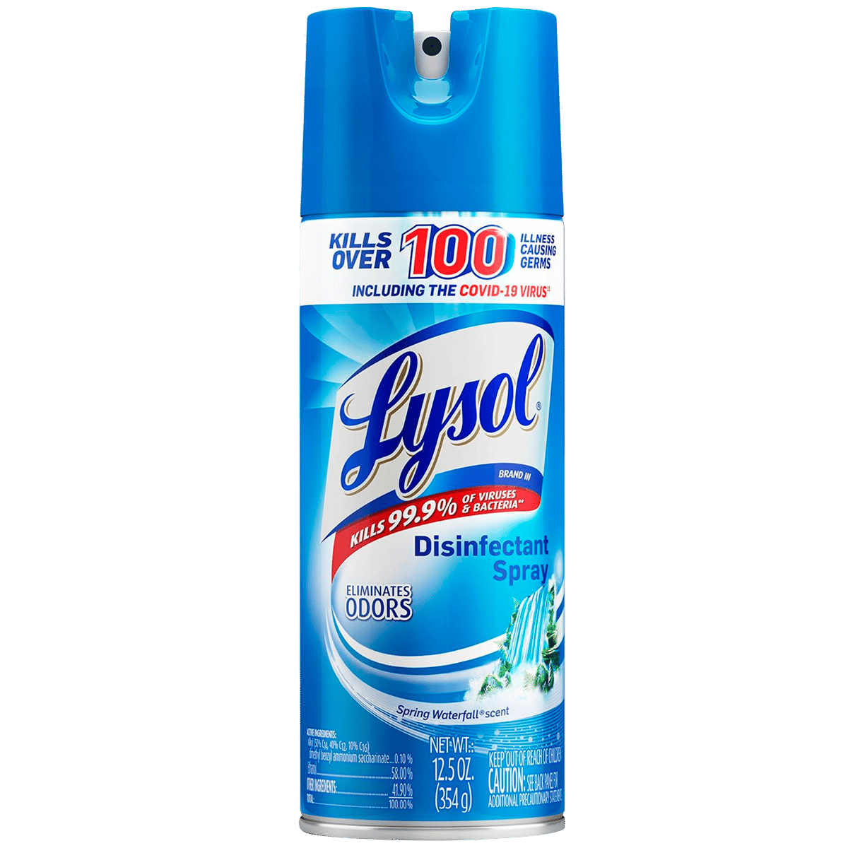 Desinfectante en Aerosol Lysol Spring Waterfall 12.5 Oz.