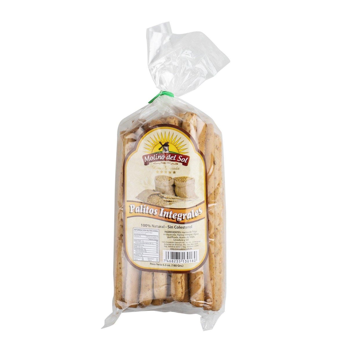 Palitos Integrales Molino del Sol 180 g