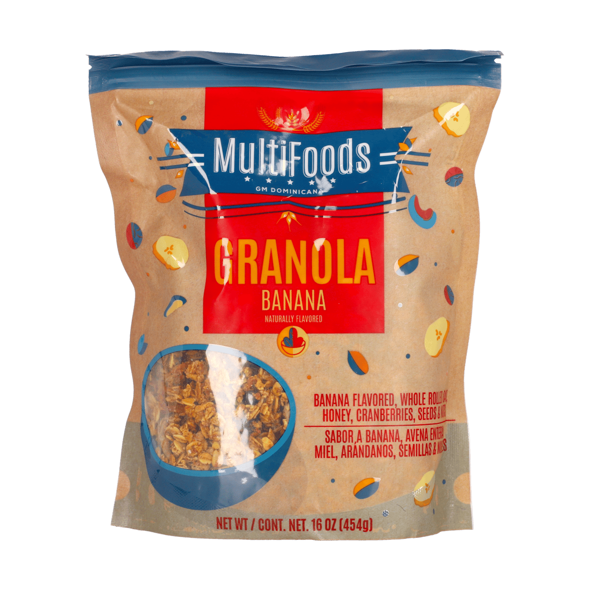 Granola Multifoods Con Banana 16 oz