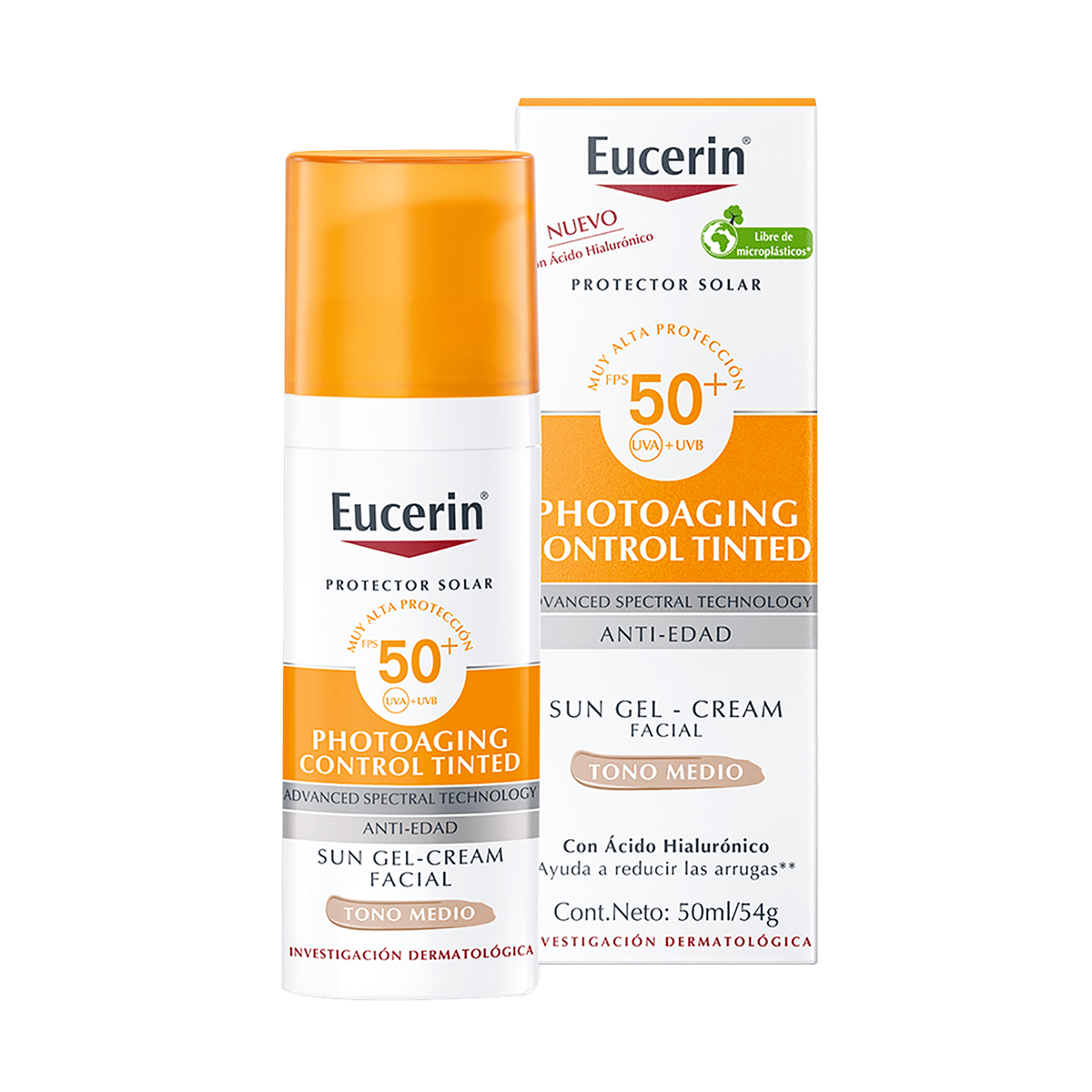 Protector Solar Facial Eucerin Sun Pigment Control Tono Medio SPF 50