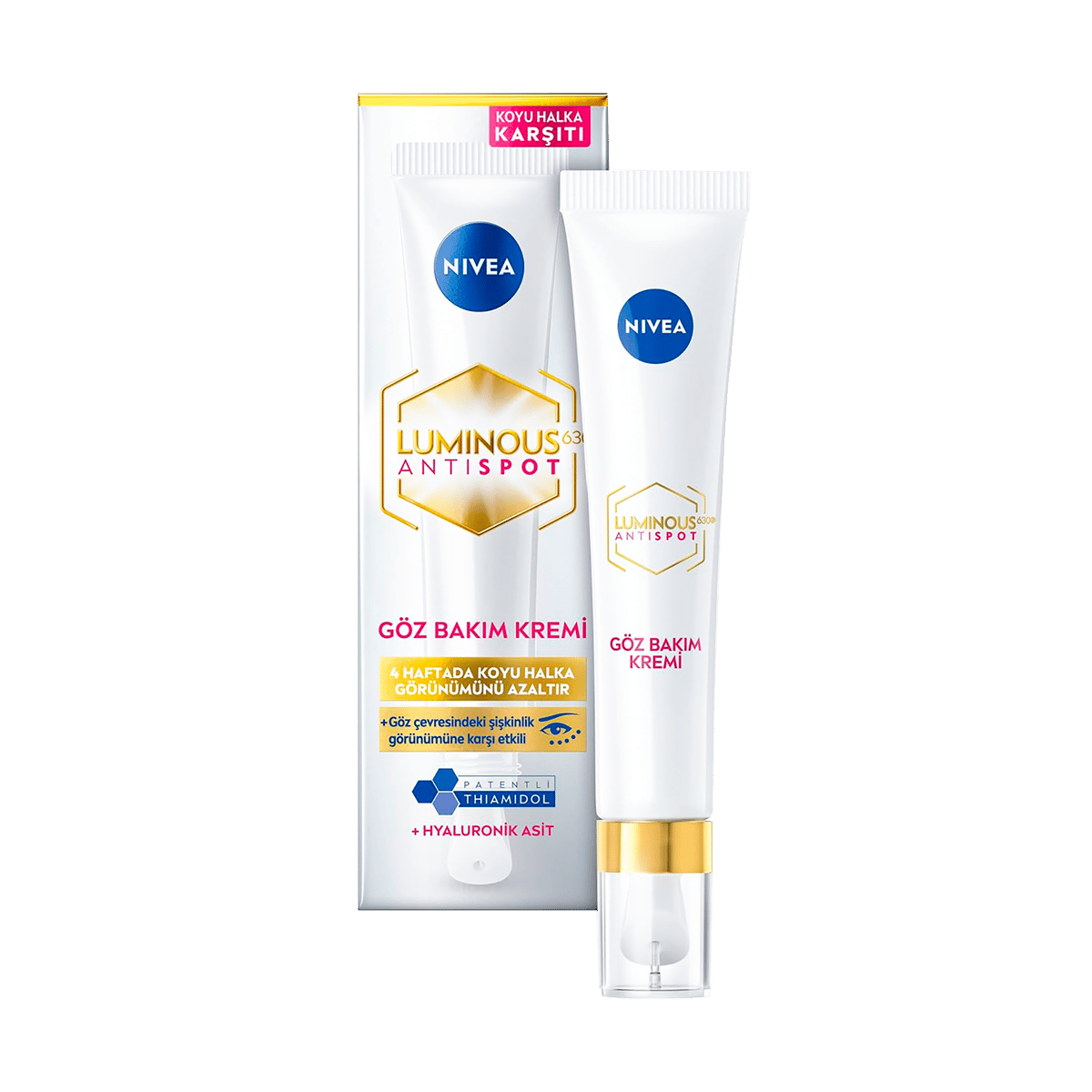 Crema Contorno De Ojos Nivea Cellular Luminous 630 Antimanchas 15 ml