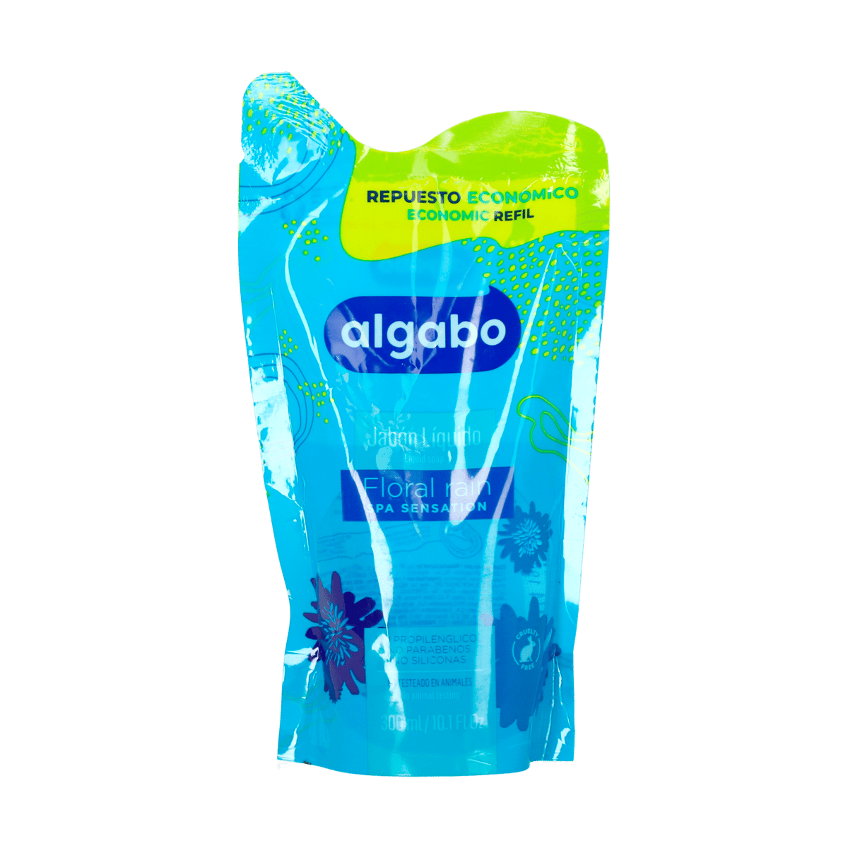Jabón Liquido Algabo Lluvia Floral 300ml