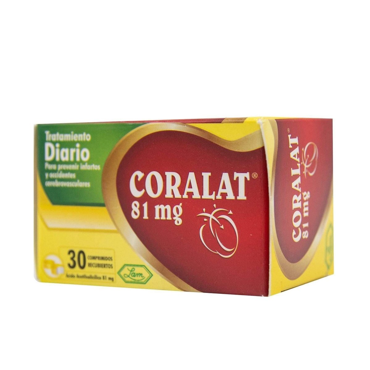 Tratamiento Diario Coralat 81 MG  30 Uds