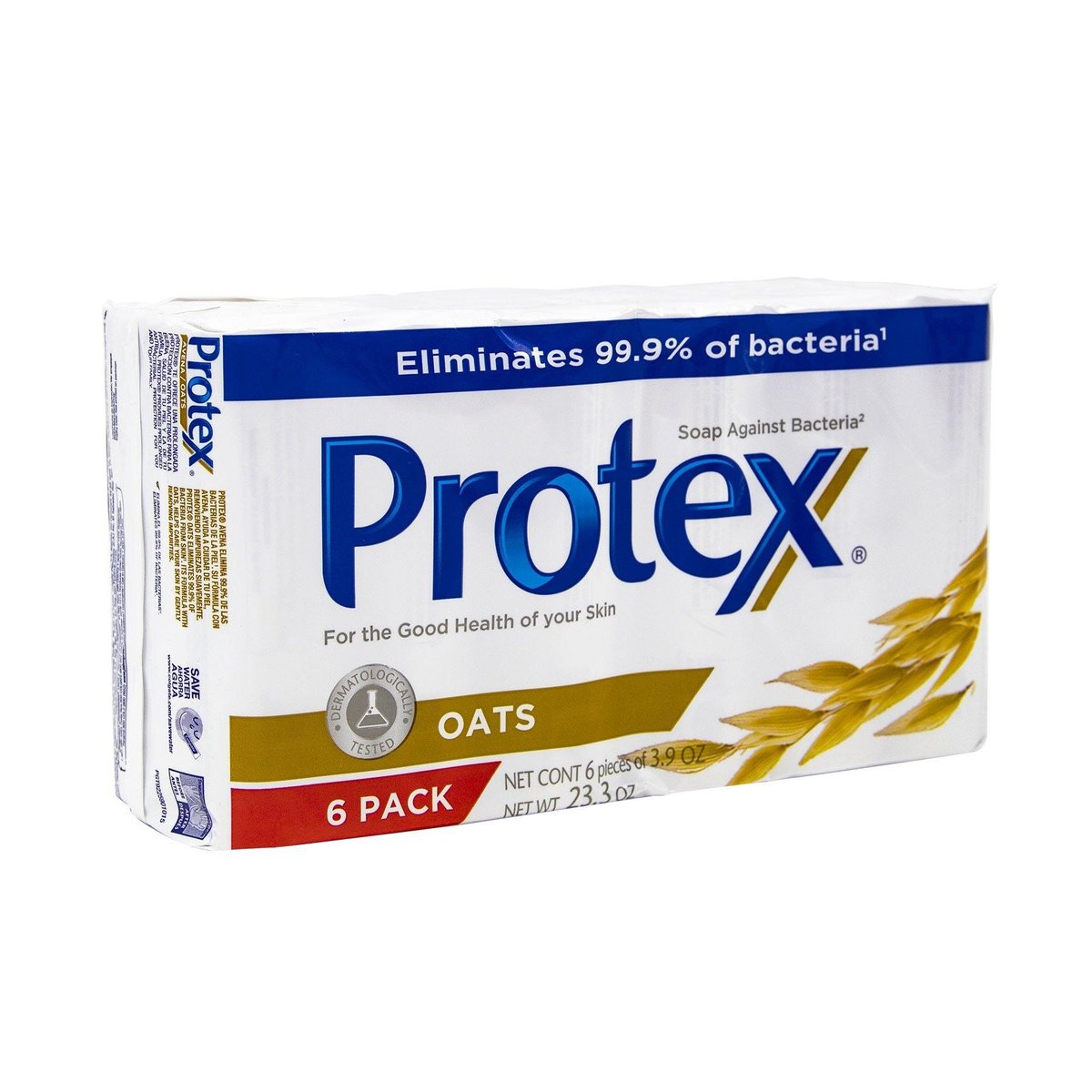 Jabón Protex Avena 6 Pack  3.9 Oz