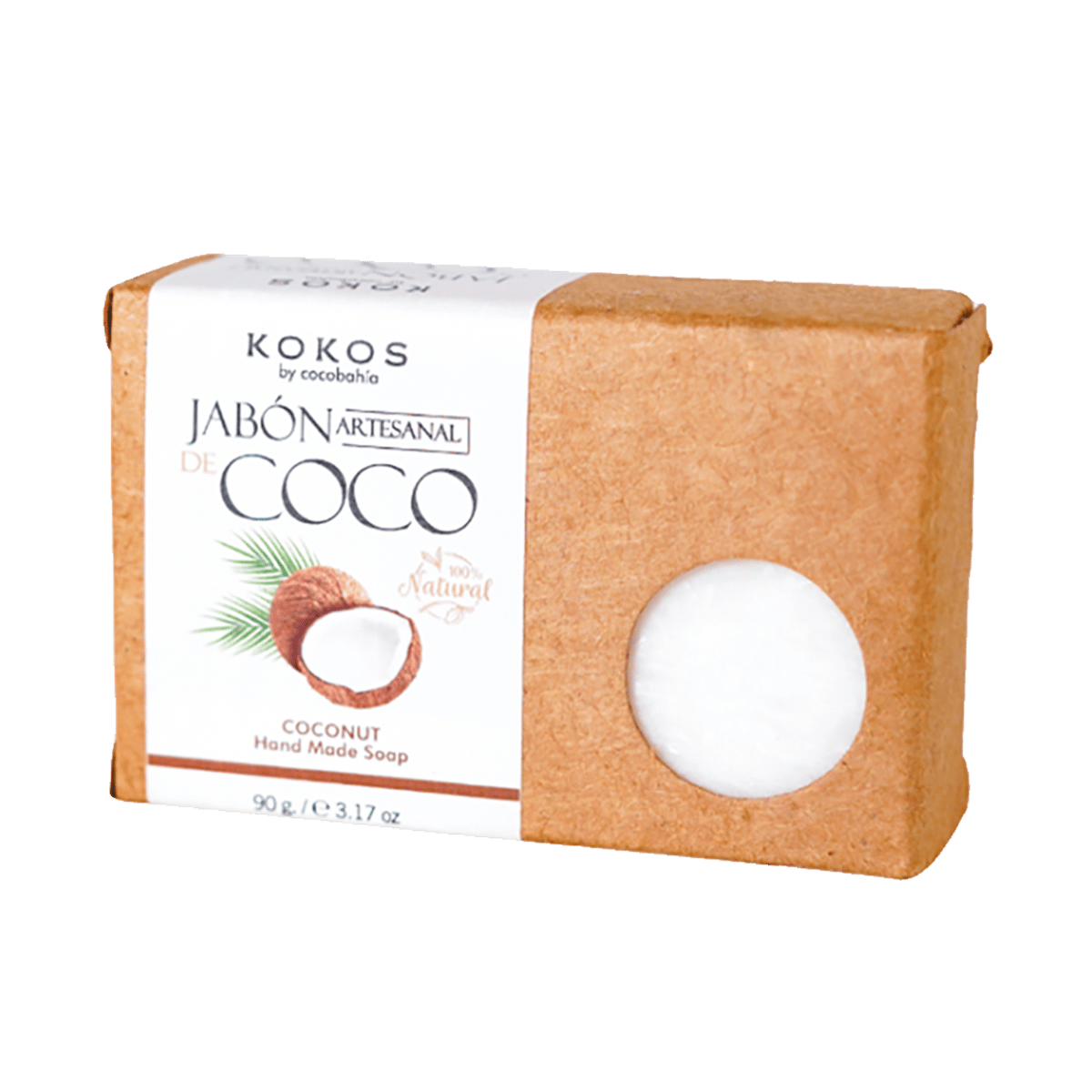 Jabón Artesanal De Coco Y Castilla Cocobahía 8 oz 