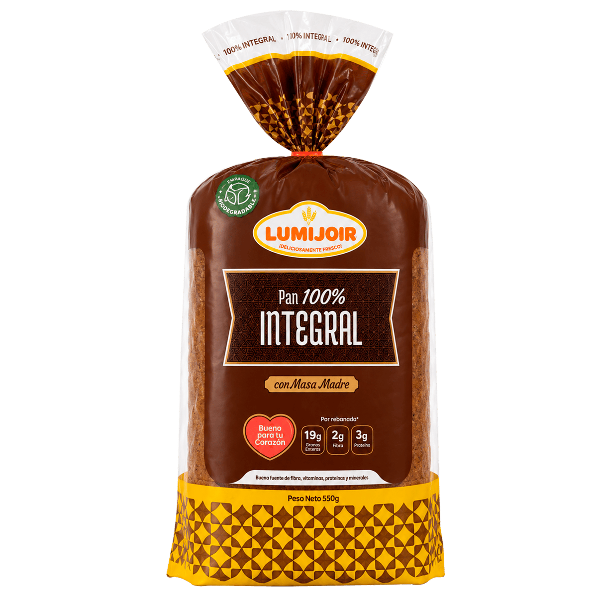 Pan 100% Integral con Masa Madre 500 g 