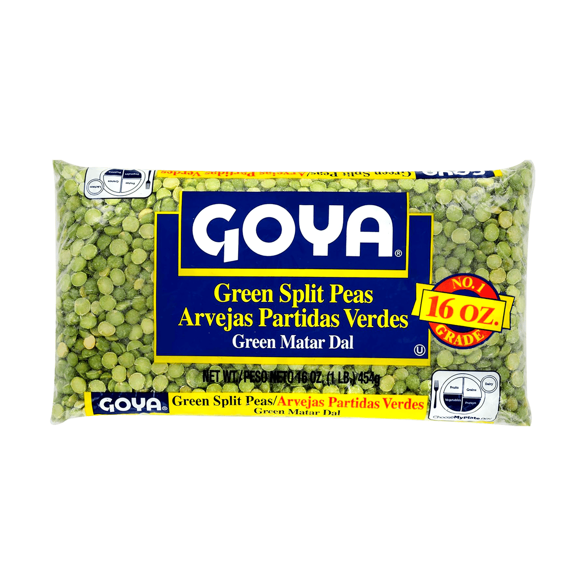Arvejas Partidas Verdes GOYA 14 Oz